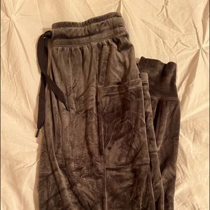 Velour joggers